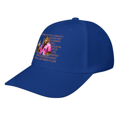 Bigfoot, Sasquatch “Here's to you..", Baseball Cap – 8 Colors