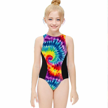 Girls One Piece Swimsuits, Awesome Tie-Dye Designs