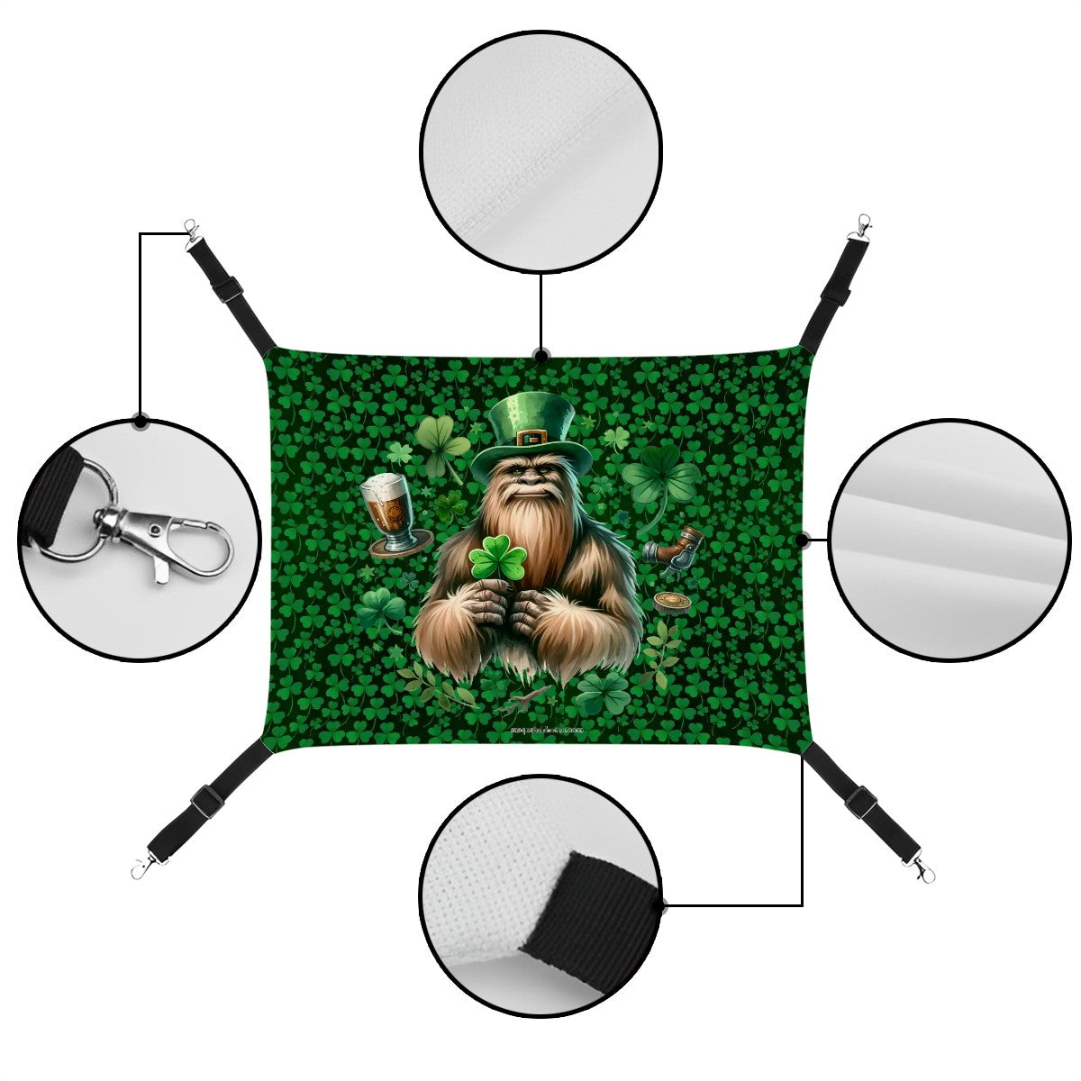 St Patrick Bigfoot / Sasquatch, Pet Hammock