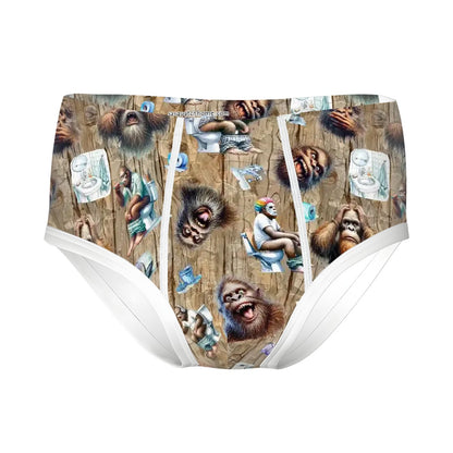 Boys & Teen Briefs - Bigfoot / Sasquatch Designs, Bigfoot Underwear, Bigfoot Briefs, Sasquatch Underpants