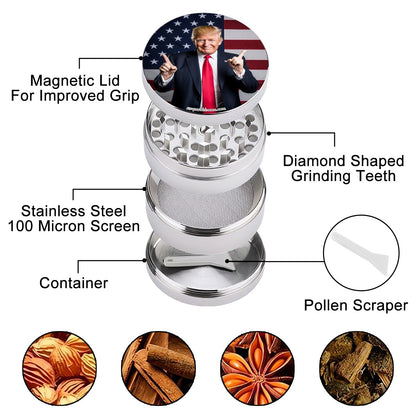 Donald Trump Finger Dance Herb Grinder