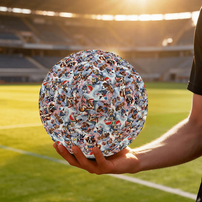 8.5 Inch Training Soccer Ball, 9 Patriot Designs