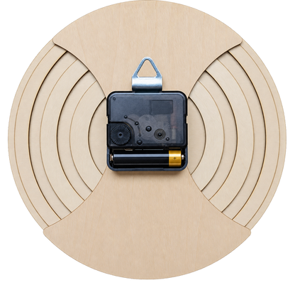 Laser Etched Calendar Clocks - Sasquatch Police Officer