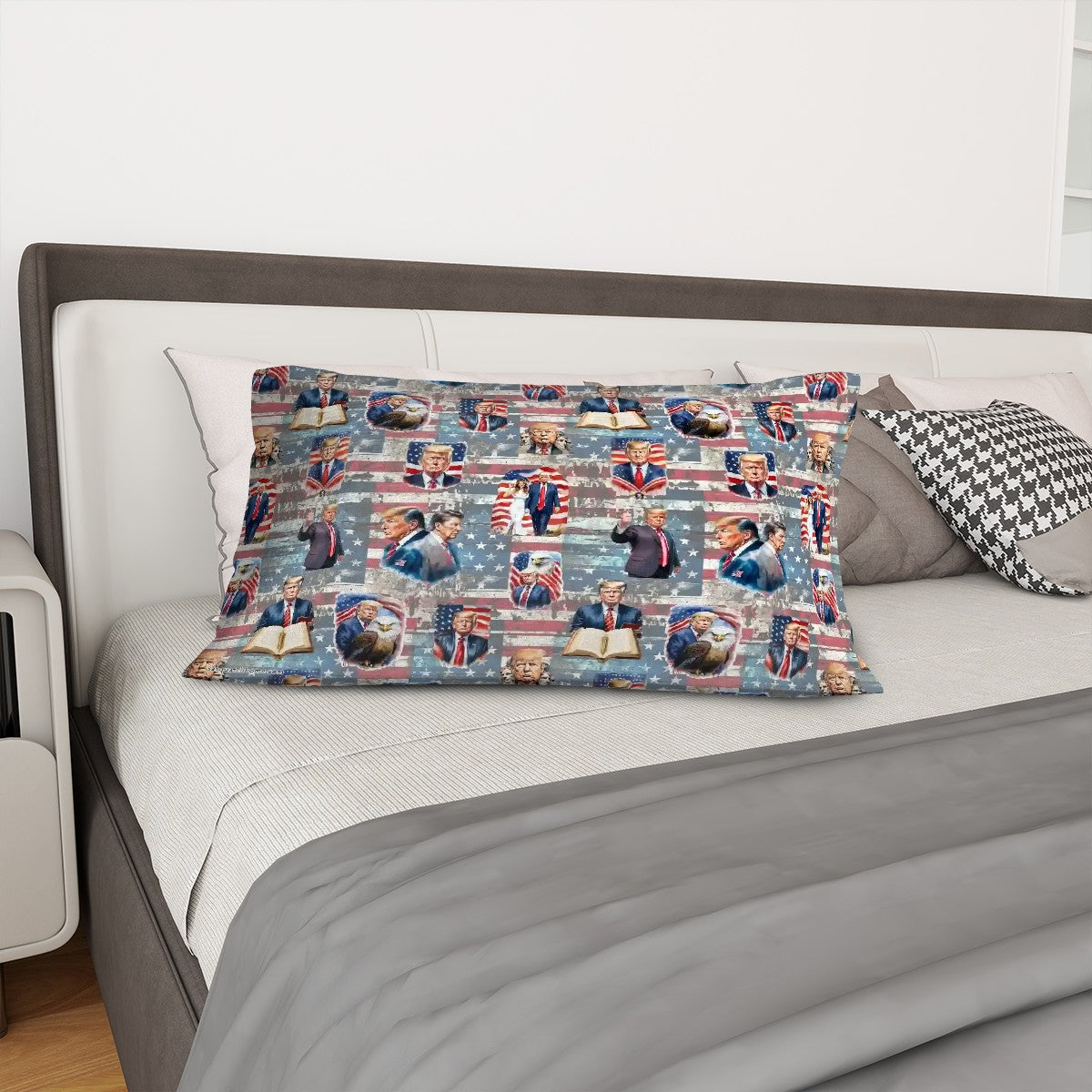 2 Sided Trump Plush Throw Pillow Covers - 20 MAGA Designs