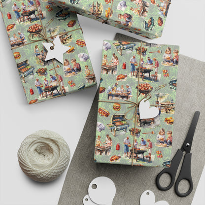 Awesome Designs, 20# Wrapping Paper, Single Rolls Gift wrap