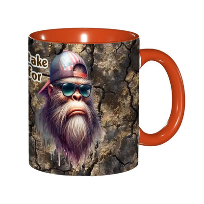 Sarcastic Sasquatch Collection, 11.2 Oz Ceramic Coffee Mug- Don't Mistake