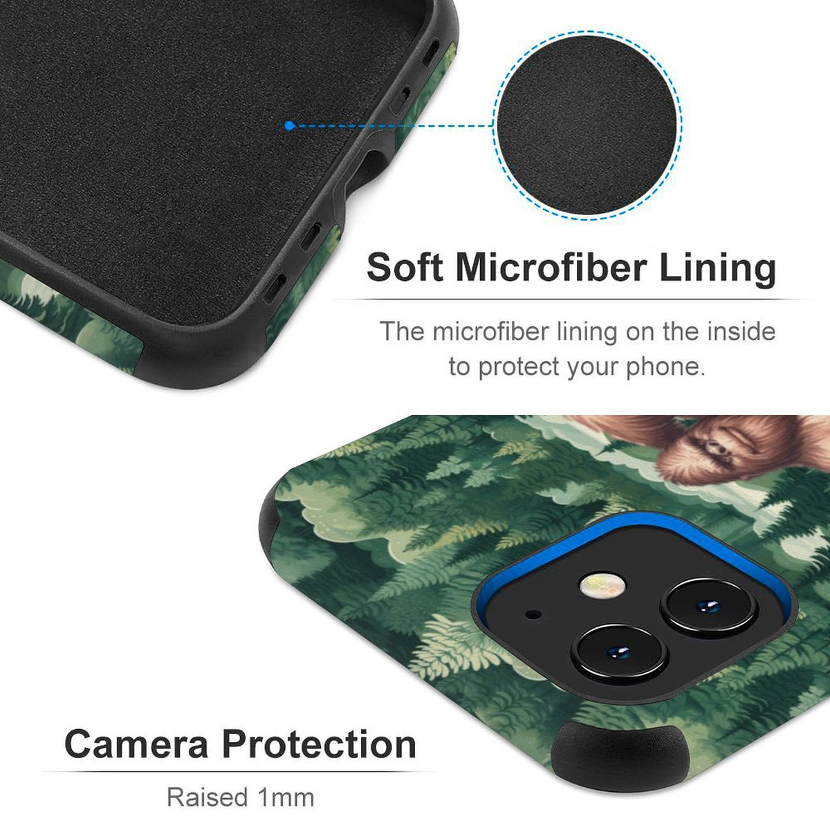 Sexy Sasquatch/ Bigfoot, Microfiber iPhone 11 Cases