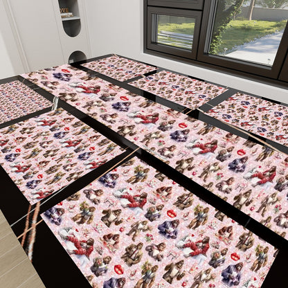 Sasquatch Awesome/Mythical Themed Table Runner, Placemats Set 7 Pieces