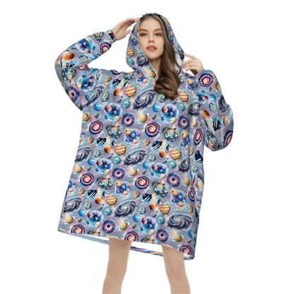 AWESOME Designs - Adult Blanket Hoodie, zombies, smurfs, dragons & More