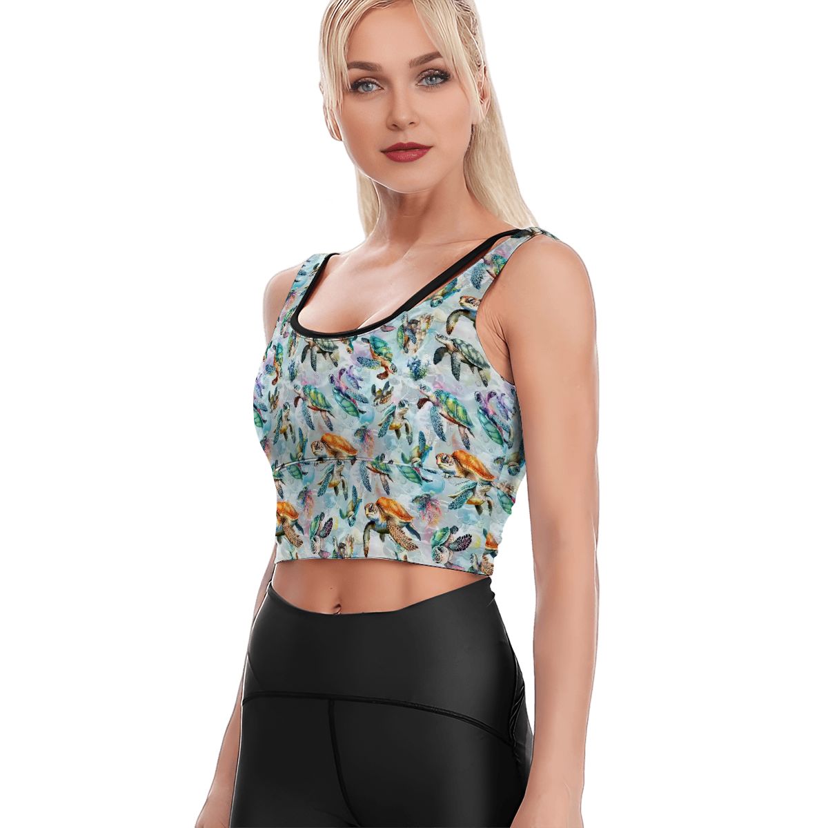 10 Animal Designs, Women’s Strappy Sports Bra, Yoga Top