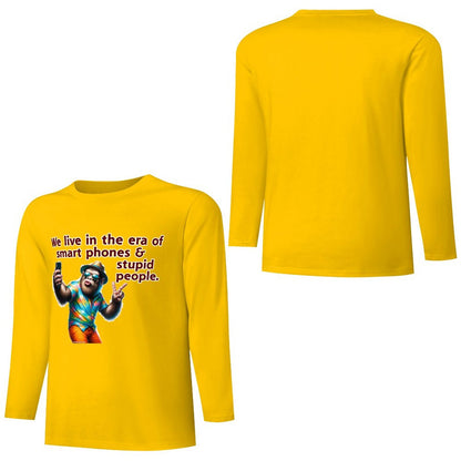 Bigfoot - Sasquatch Cotton Unisex Long Sleeve T-shirt