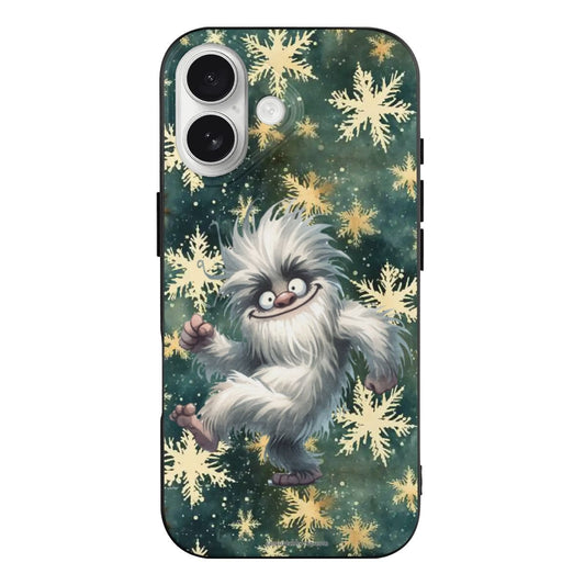 Silly Yeti Dancing, iPhone 17 TPU Black Phone Case