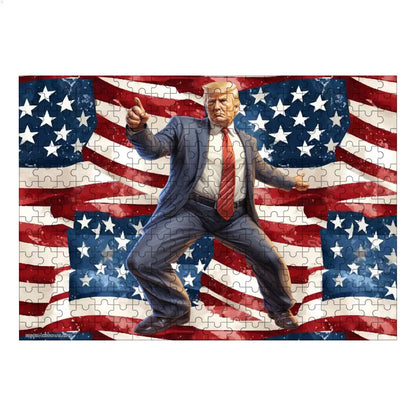 Donald Trump Dancing 300pcs Horizontal Wooden Jigsaw Puzzles