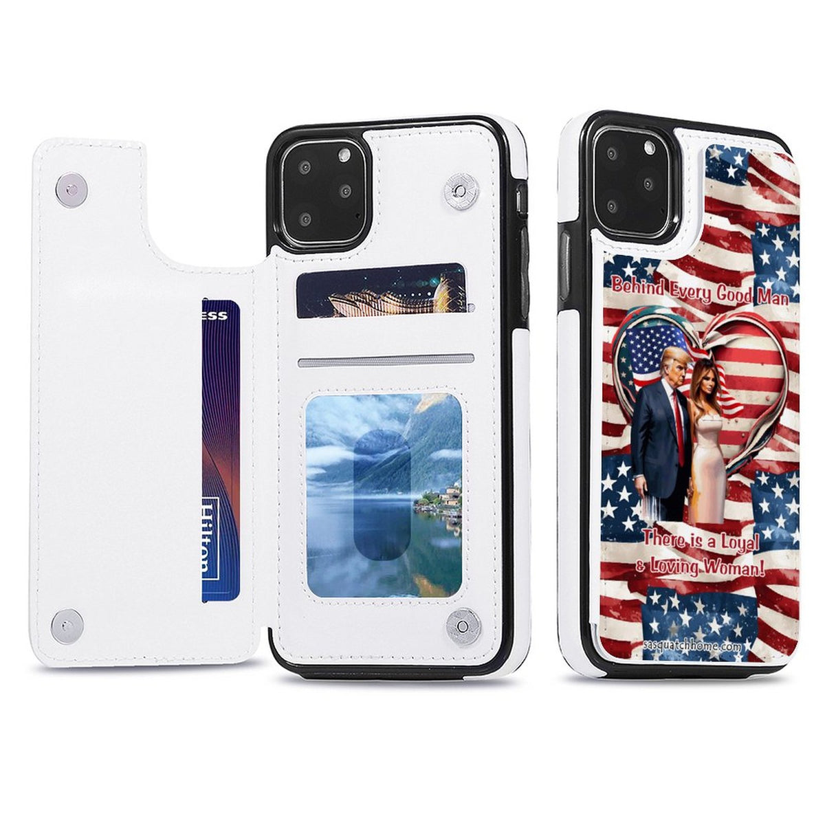 Don & Melania Trump Iphone 11 Pro Max Cell / Mobile phone wallet case