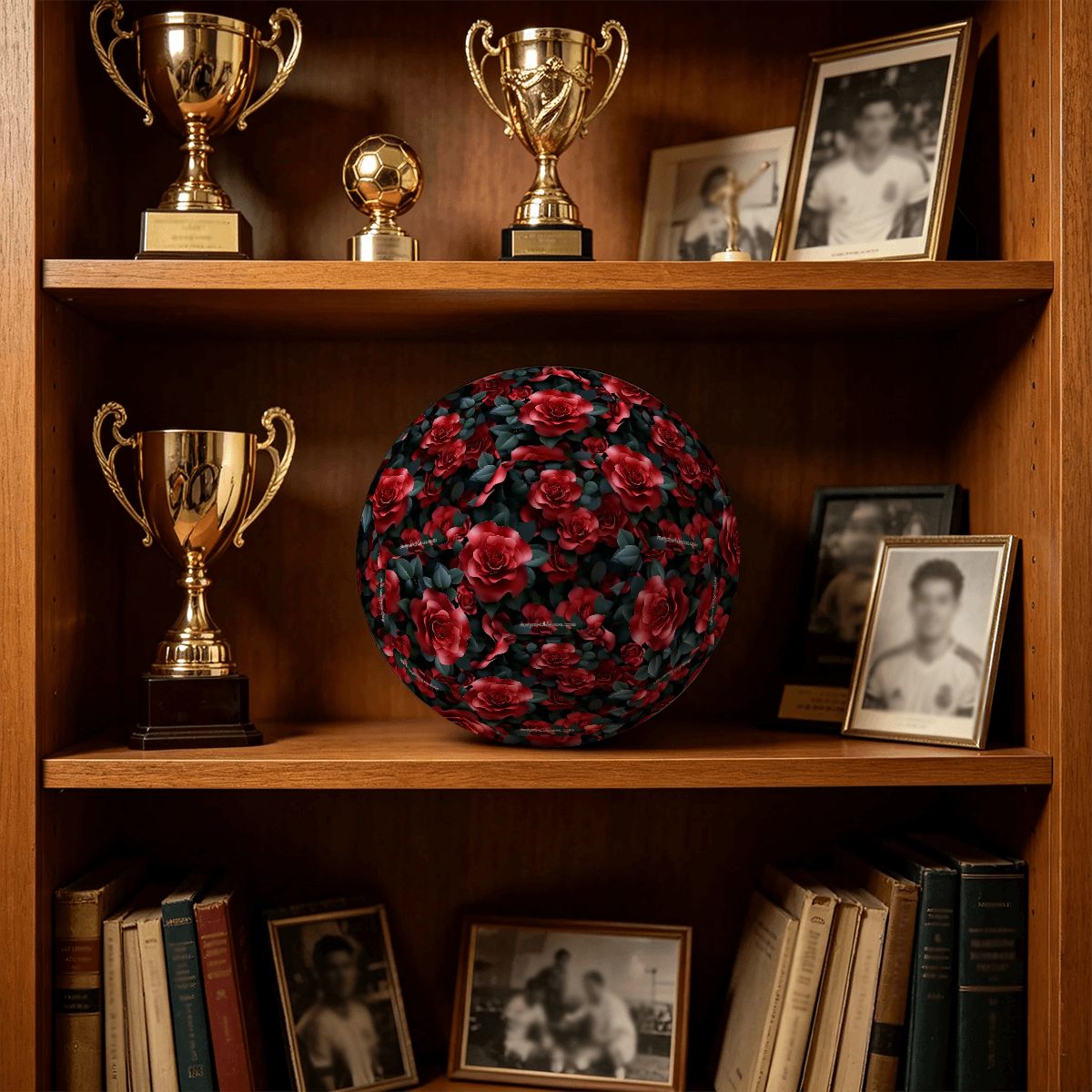 8.5 Inch Training Soccer Ball, 10 Beautiful Flower Designs