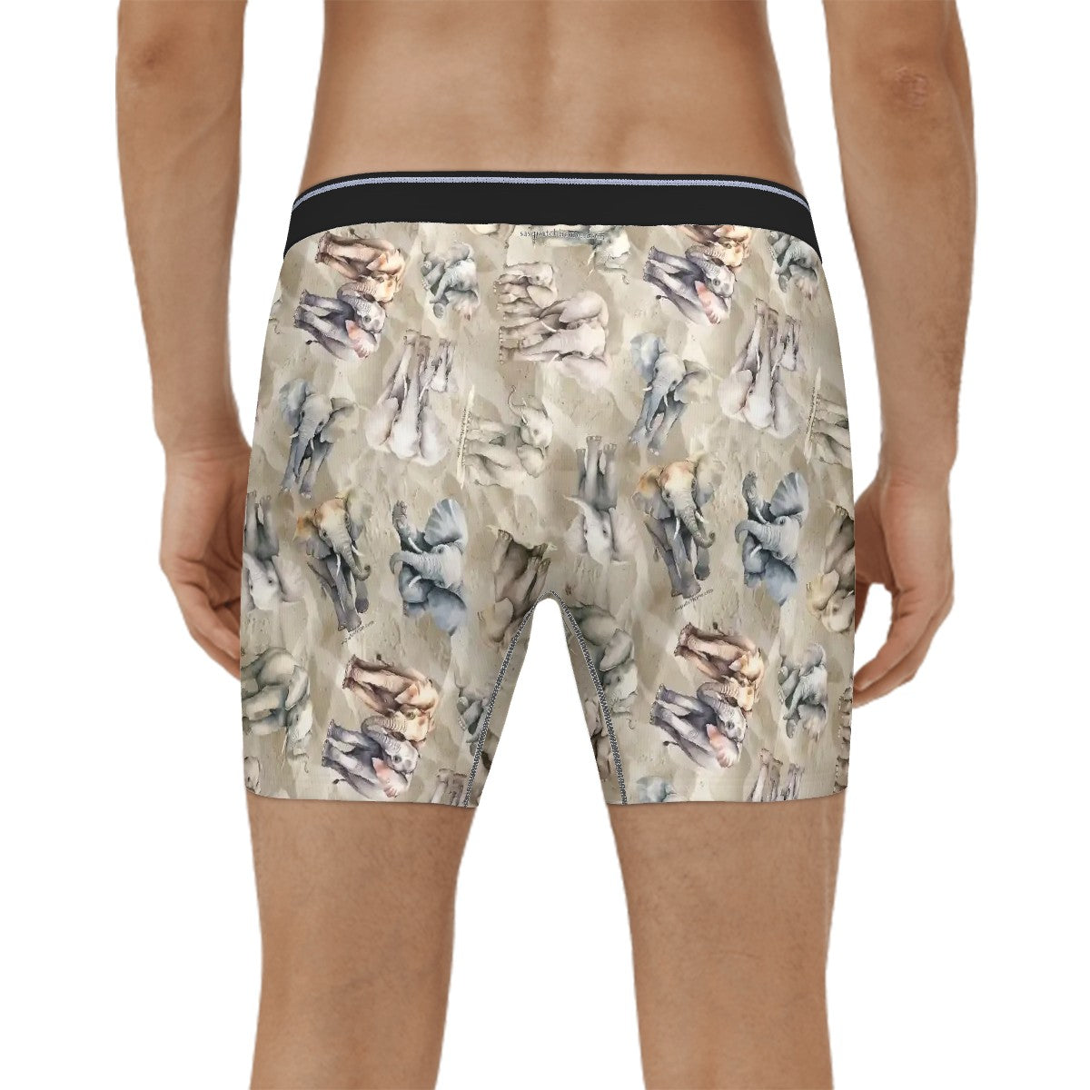 Animal Themed Extended Men's Boxer Briefs