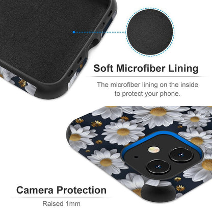 10 Beautiful Flower Designs, Microfiber iPhone 11 Cases