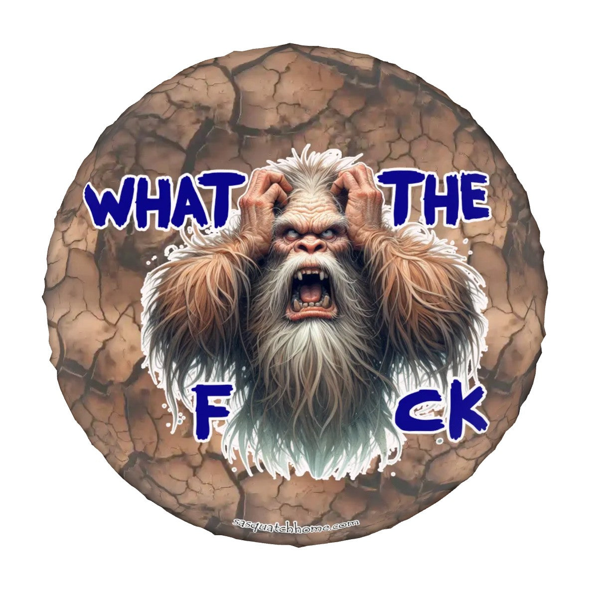 WTF Sasquatch Bigfoot Tire Cover - Protect Your Spare with Style