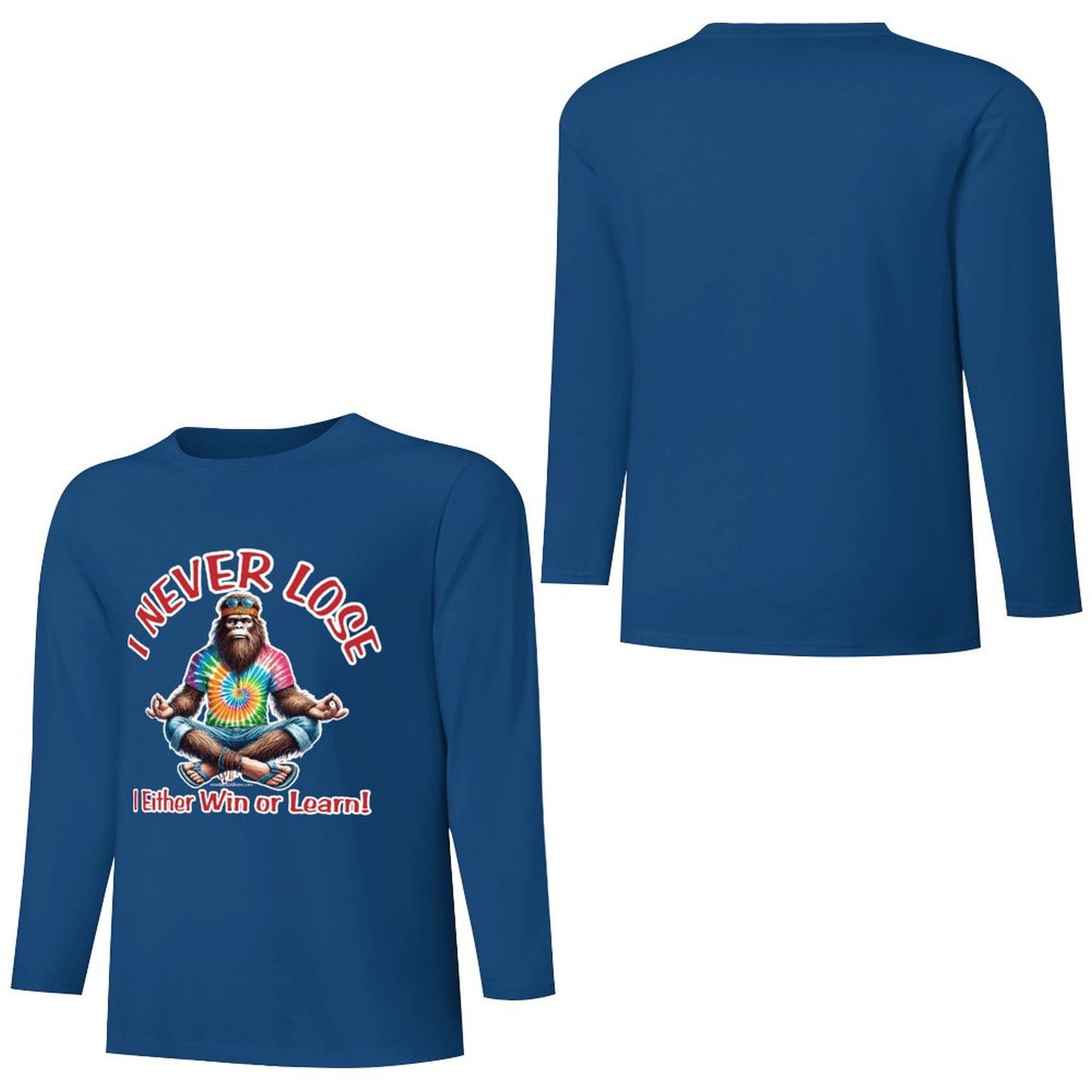 Bigfoot - Sasquatch Cotton Unisex Long Sleeve T-shirt