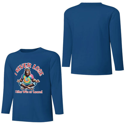 Bigfoot - Sasquatch Cotton Unisex Long Sleeve T-shirt