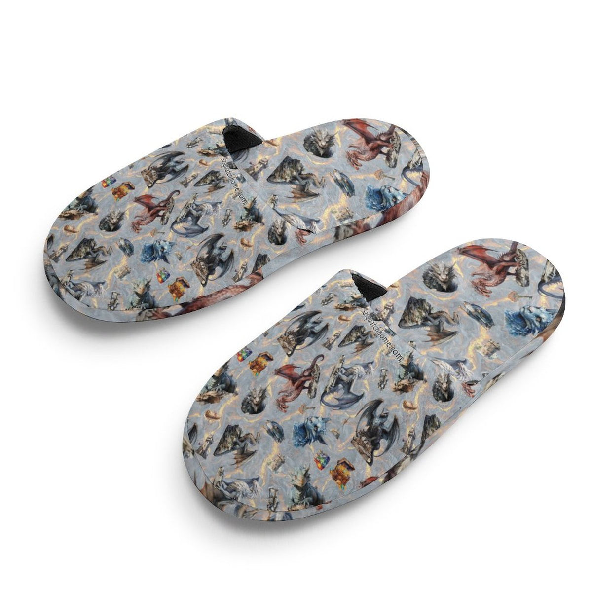 20 Misc Designs, Children's Cotton Flannel Slippers