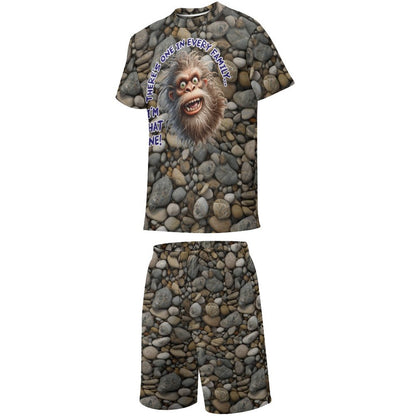 Bigfoot, Sasquatch, "There's one in every family..",  Children's T-shirt & Shorts Set