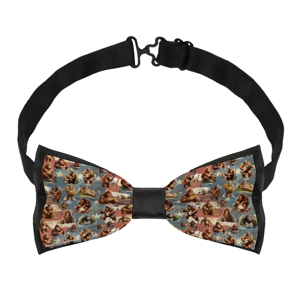 Bigfoot / Sasquatch Designs,  Polyester BowTie