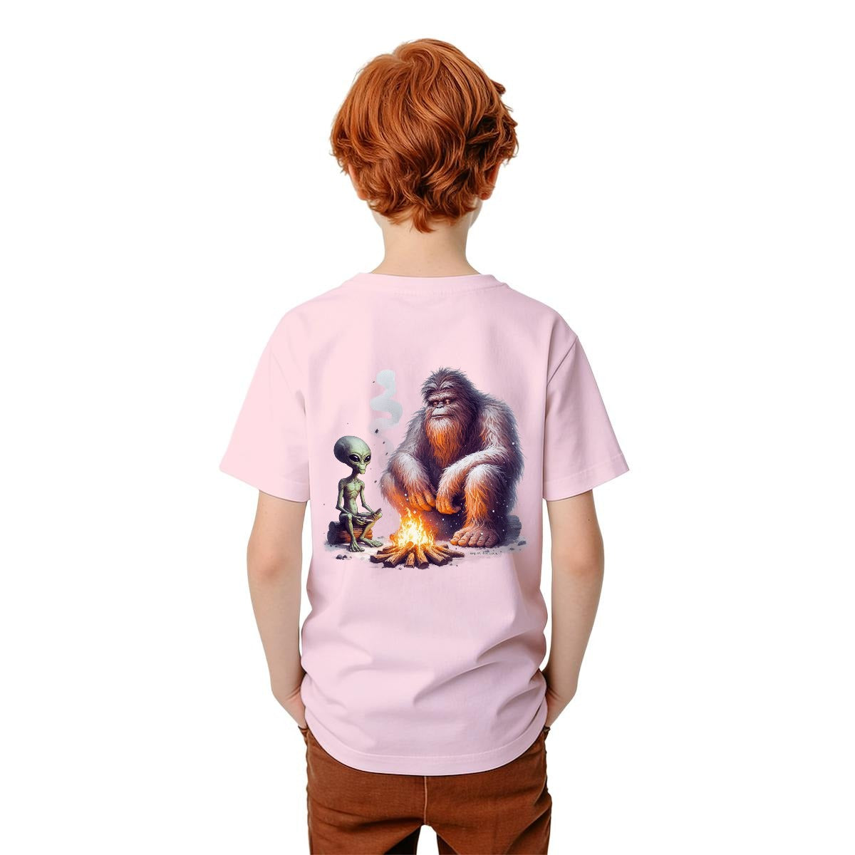 Bigfoot Sasquatch Designs, Kid’s Double Sided Gildan 5000B T Shirt