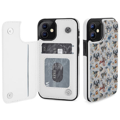 iPhone 12 Series Cell / Mobile phone Flip wallet case - 20 Misc Beautiful Designs