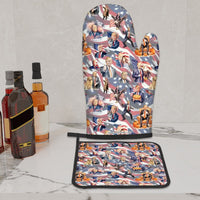 Donald Trump, MAGA 2-Piece Pot Holders And Oven Mitt Set