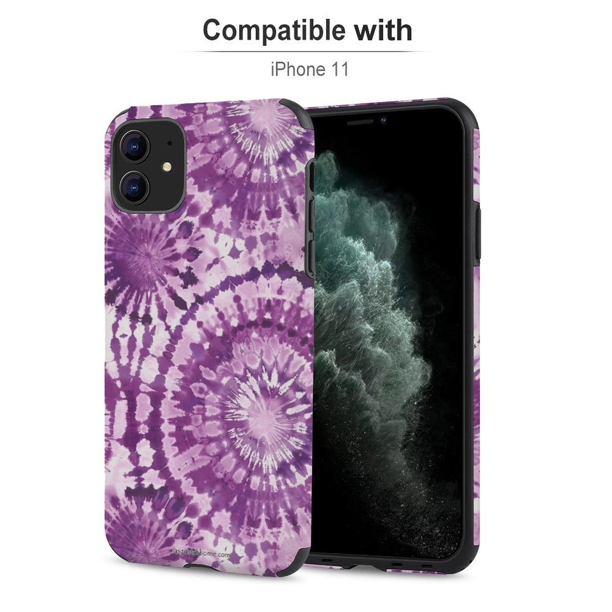 19 Tie Dye Designs, Microfiber iPhone 11 Cases