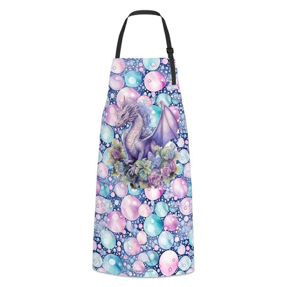 Purple Dragon, Waterproof Apron with Pockets