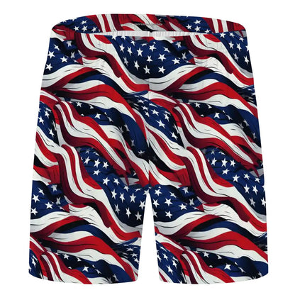 Donald Trump Dancing on Butt, Men’s Polyester, pocketed, pajama Shorts