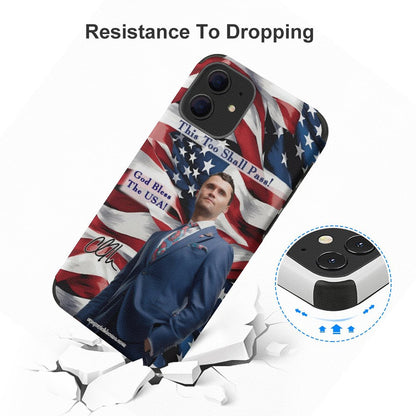 Charlie Kirk Memorial, Microfiber Phone Cases iPhone 12