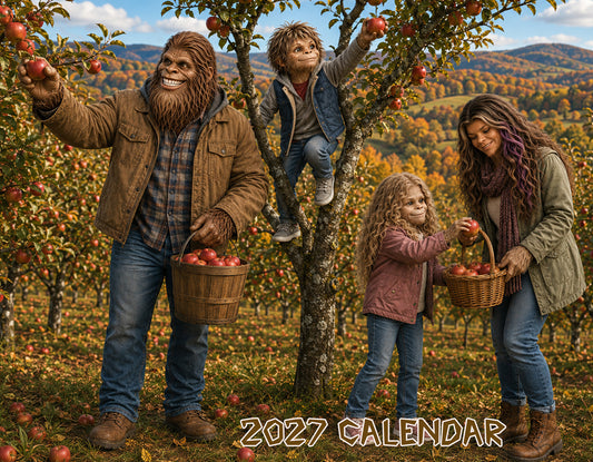 2027 Bigfoot / Sasquatch Calendar 2