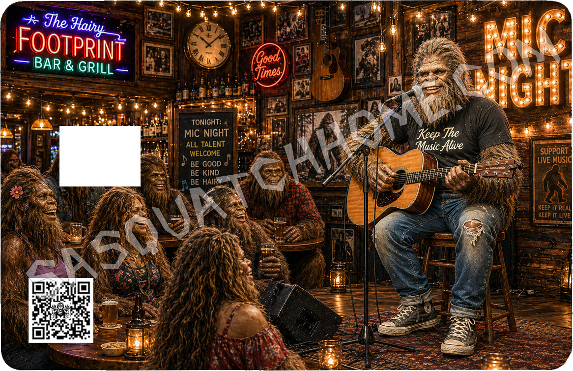 Durable Bigfoot 100 1 Vinyl Credit Debit Card Skin Cover