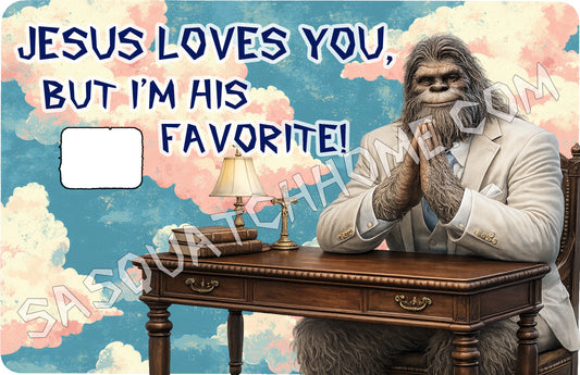 Durable Bigfoot 10 1 Vinyl Credit Debit Card Skin Cover