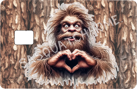 Durable Bigfoot 1 Vinyl Credit Debit Card Skin Cover