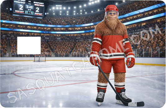 Durable Bigfoot 25 Vinyl Credit Debit Card Skin Cover - Sasquatch Hockey
