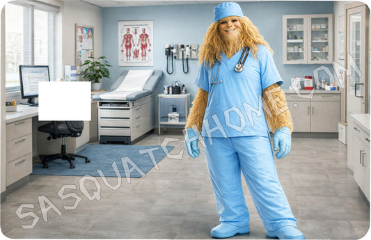 Durable Bigfoot 36 Vinyl Credit Debit Card Skin Cover - Doctor
