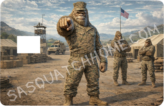 Durable Bigfoot 44 Vinyl Credit Debit Card Skin Cover - Marine Corp
