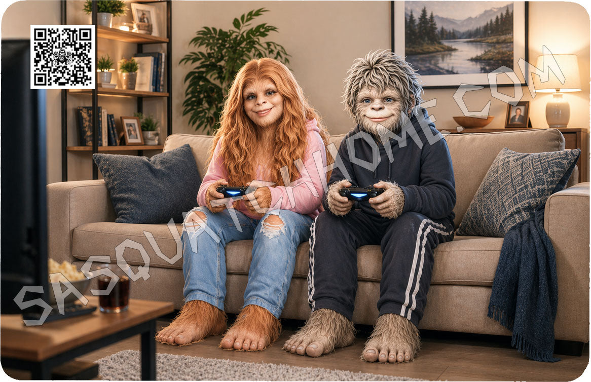 Durable Bigfoot 56 Vinyl Credit Debit Card Skin Cover - Gamer Bigfoot