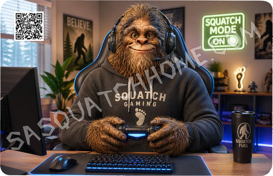 Durable Bigfoot 57 Vinyl Credit Debit Card Skin Cover - Gamer Bigfoot