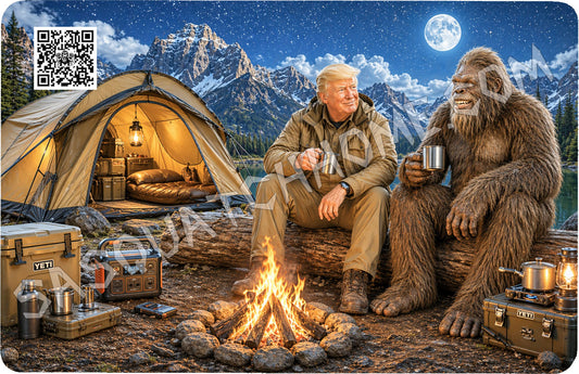 Durable Bigfoot 67 Vinyl Credit Debit Card Skin Cover - Trump