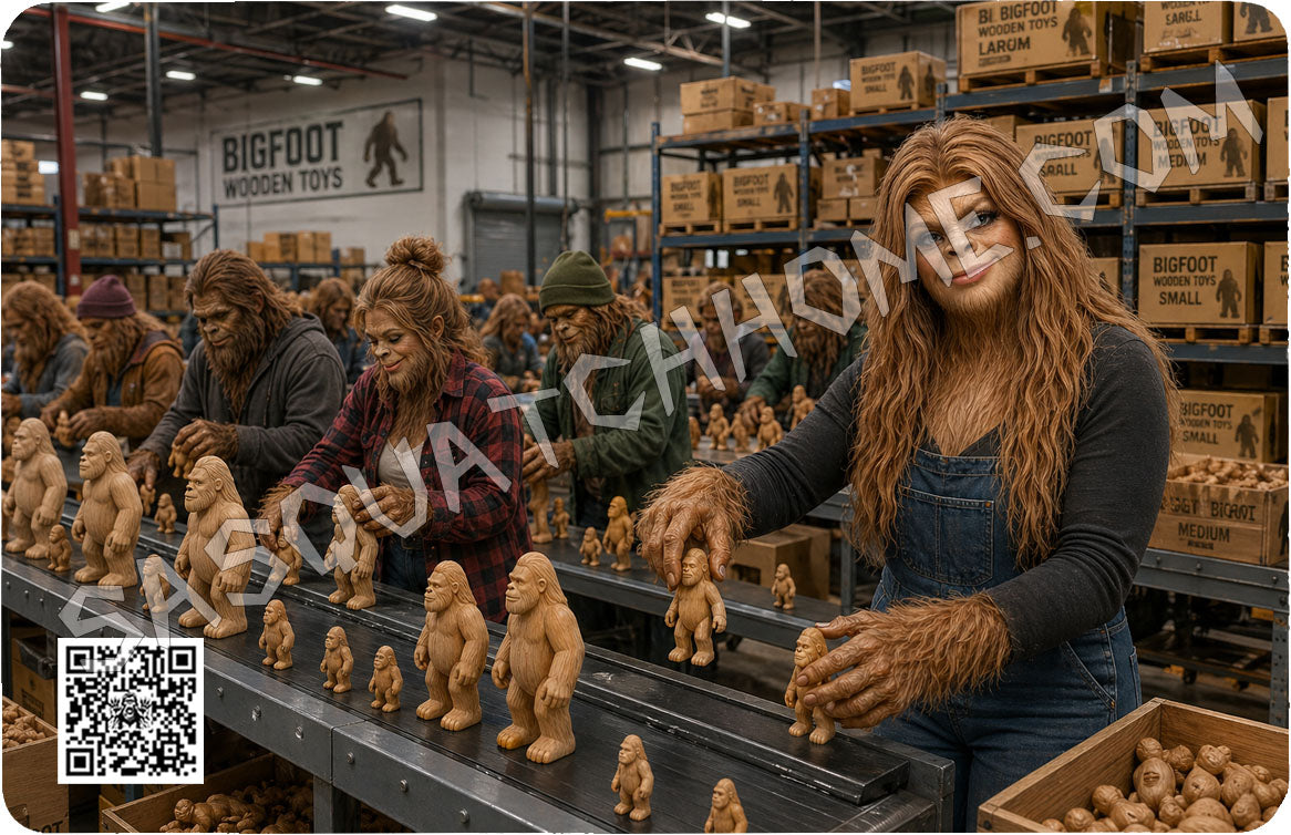 Durable Bigfoot 84 Vinyl Credit Debit Card Skin Cover - Assembly Line