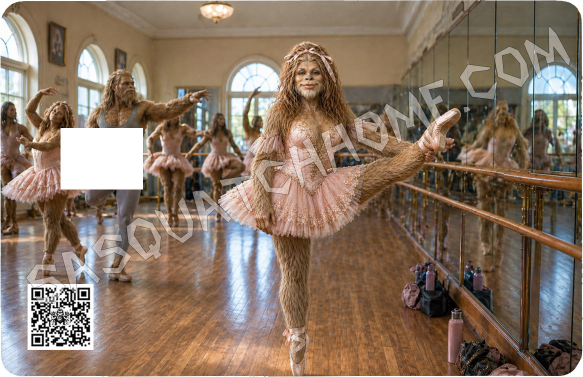 Durable Bigfoot 92 Vinyl Credit Debit Card Skin Cover - Ballet