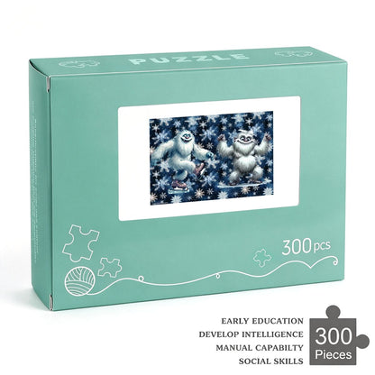 Yeti Dancing 300pcs Horizontal Wooden Jigsaw Puzzles