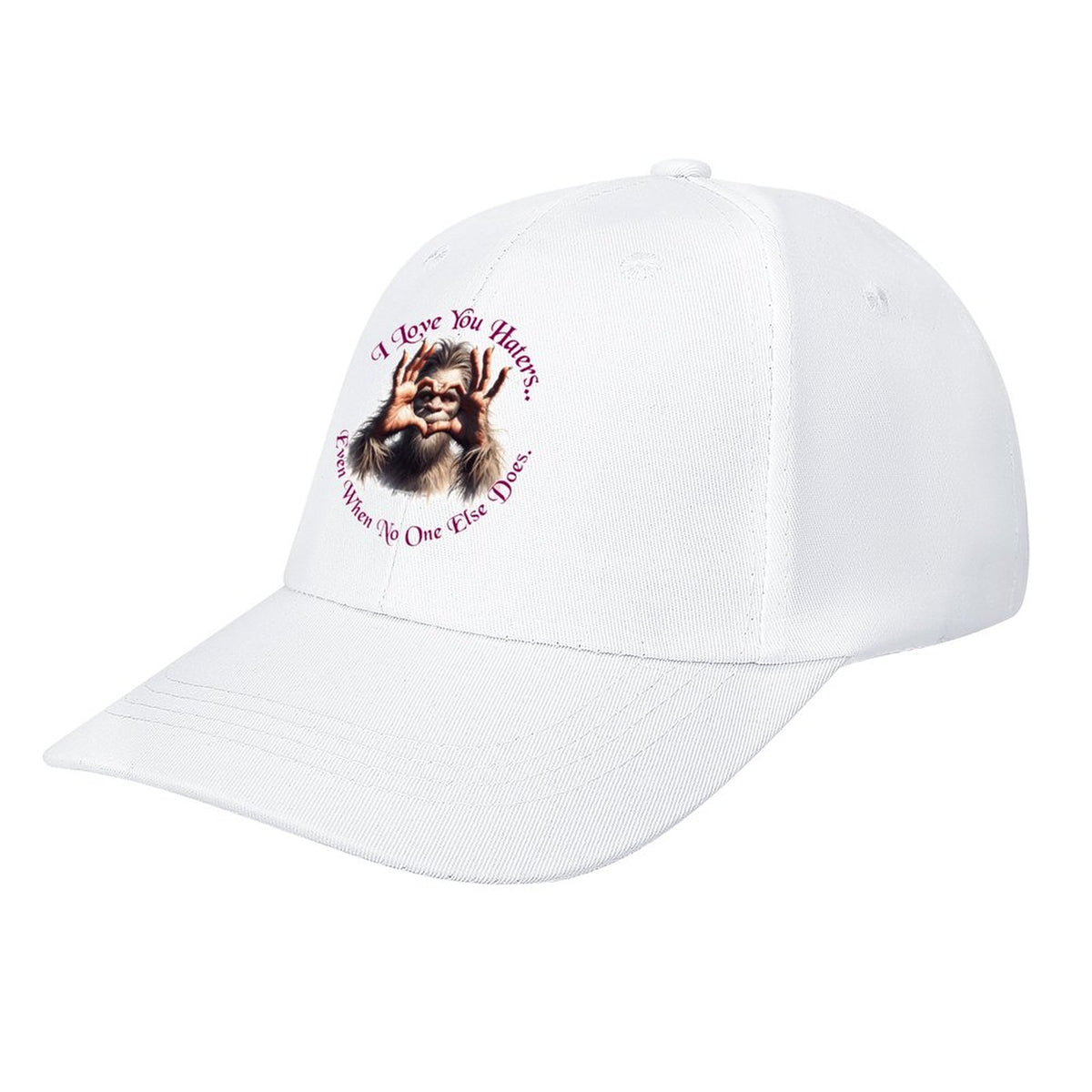 Bigfoot, Sasquatch “I love you..", Baseball Cap – 8 Colors