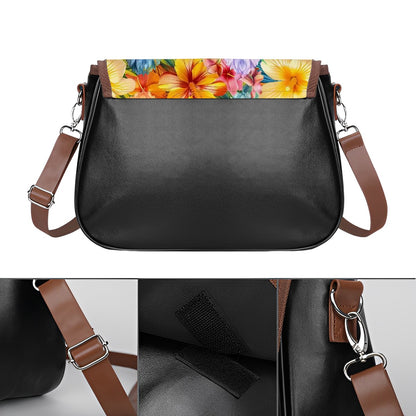 Bigfoot / Sasquatch Hawaiian Dance, Leather Shoulder Bag / Purse