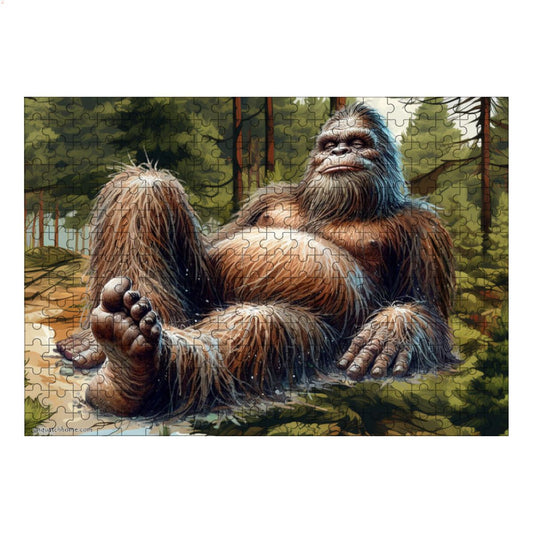 Laid Back Sasquatch 300pcs Horizontal Wooden Jigsaw Puzzles